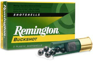 Remington buckshot ammo box.
