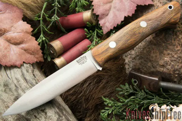 Bark River Aurora knife with convex ground blade