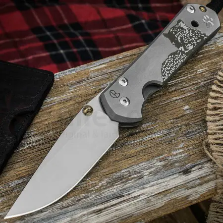 Chris Reeve Large Sebenza 21 Leopard knife with S35VN blade