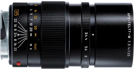 Leica 135mm f/3.4 APO-Telyt-M ASPH Lens.